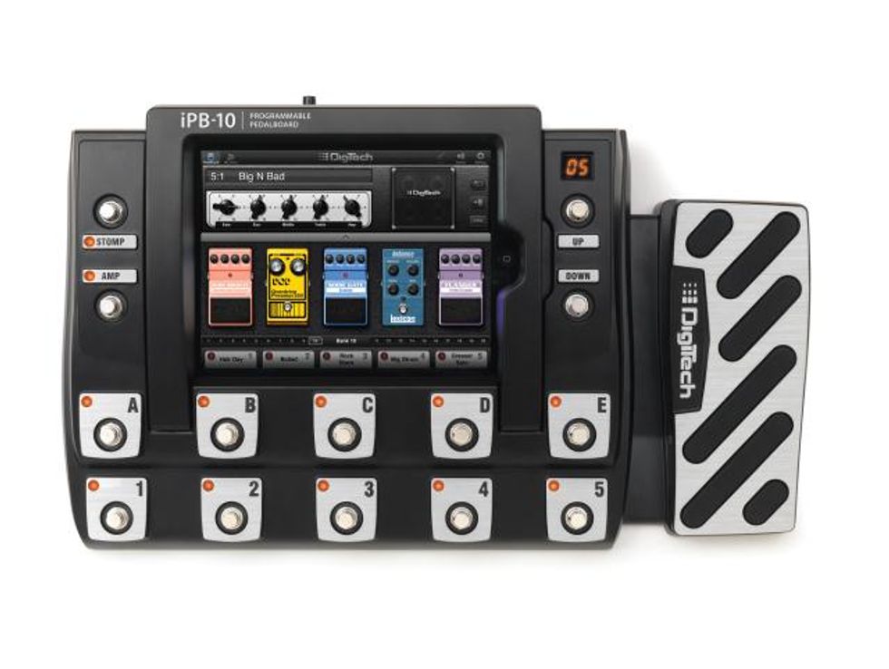 DigiTech Releases iPB-10 iPad-Programmable Pedalboard