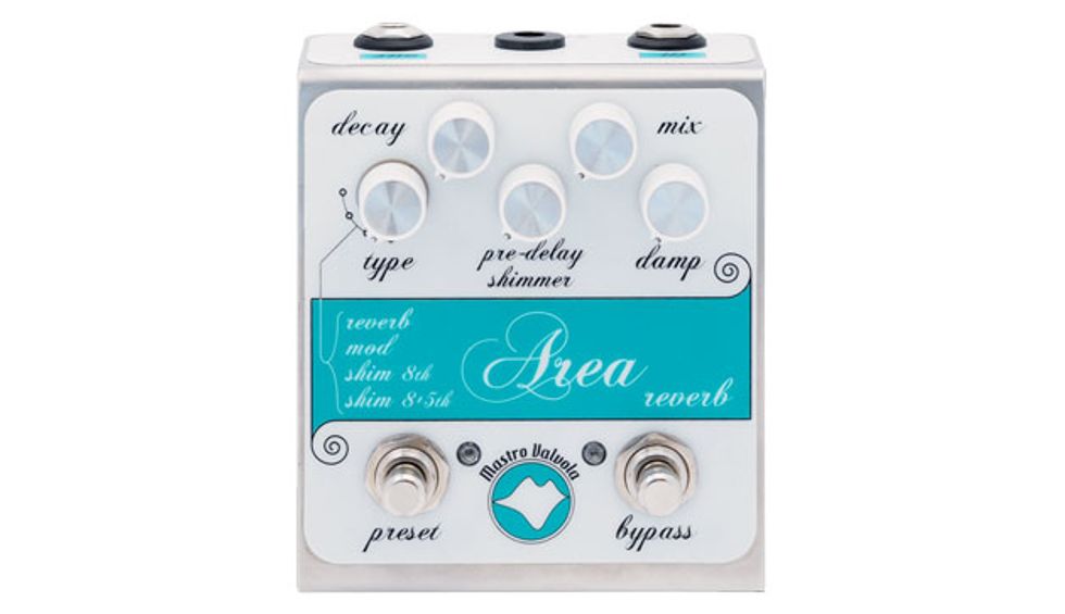 Mastro Valvola Pedals Unveils the Area Multi Reverb MkII