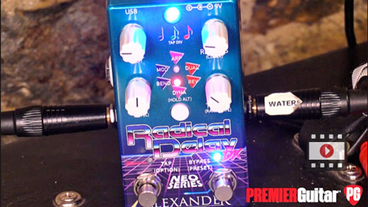 First Look: Alexander Pedals Radical Delay DX
