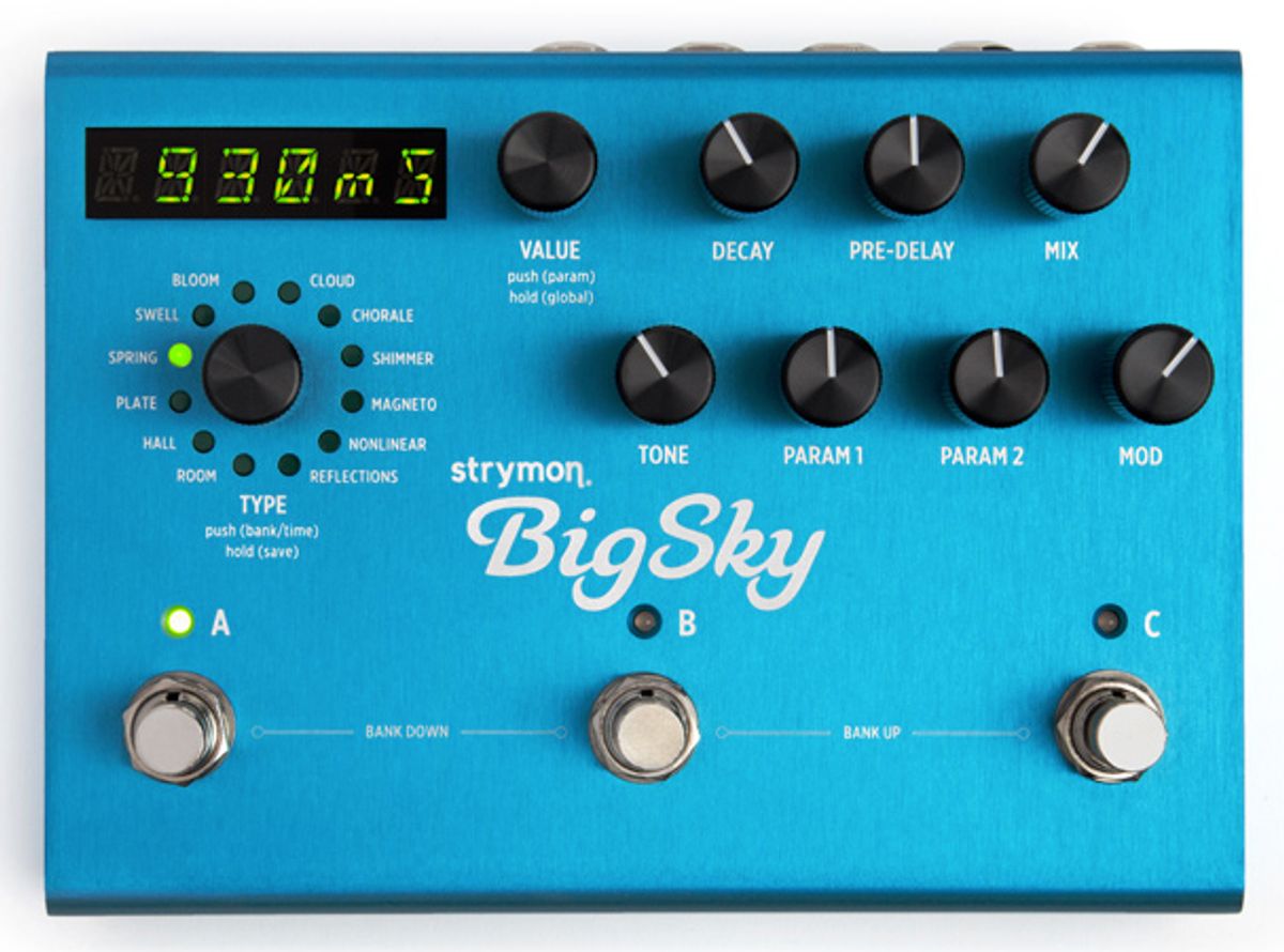 Strymon Introduces the BigSky Reverberator