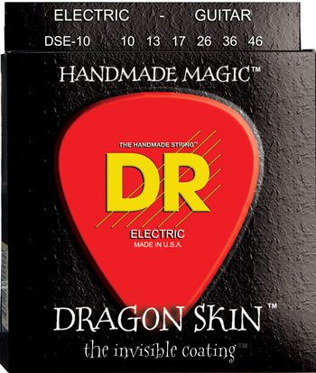 DR Strings Announce Dragon-Skin Clear Coated Electric and Bass Strings