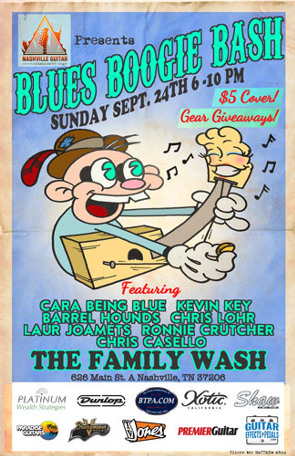 Nashville Guitar Community Presents the Blues Boogie Bash