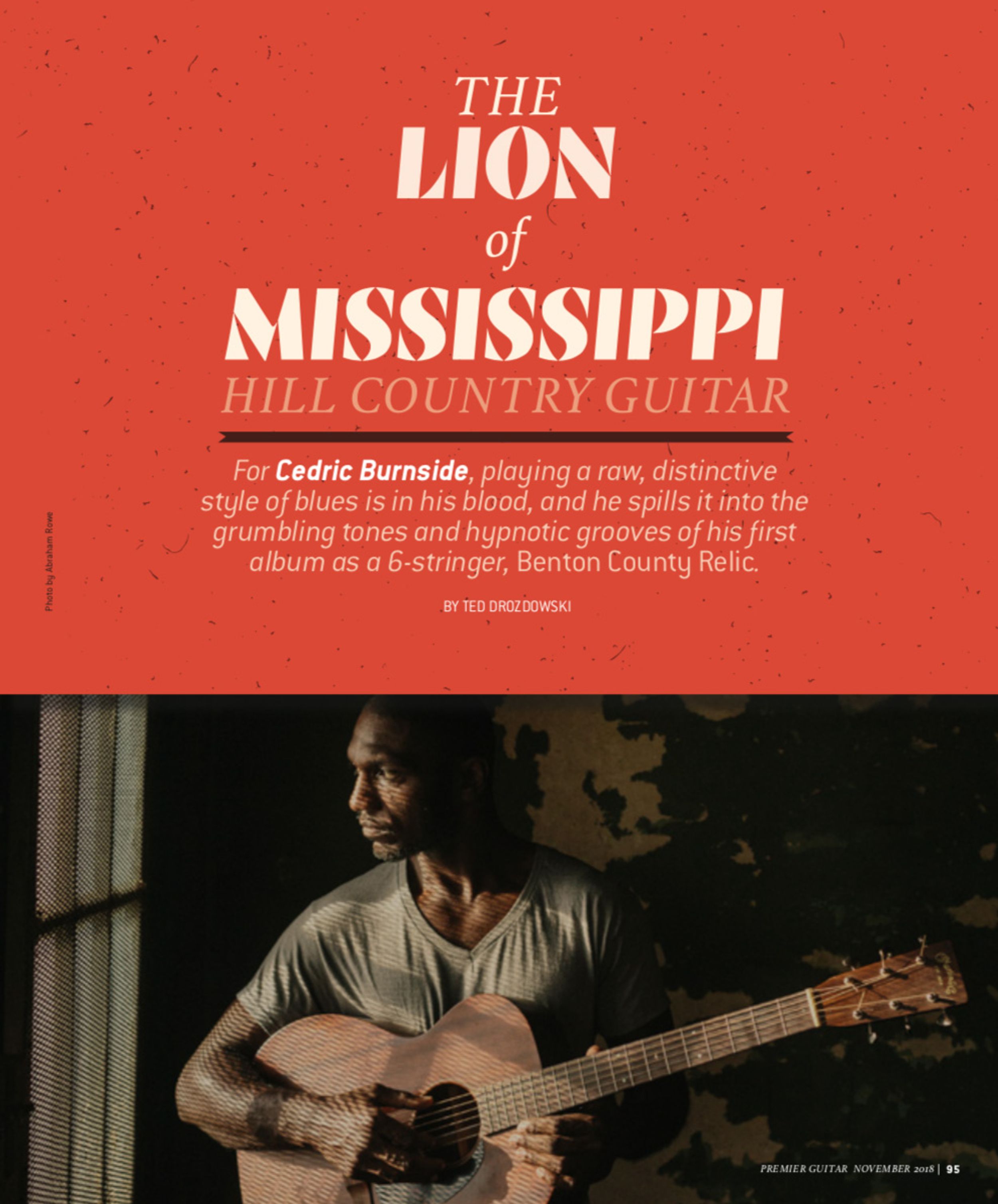 Cedric Burnside: Lion of Mississippi Hill Country Guitar