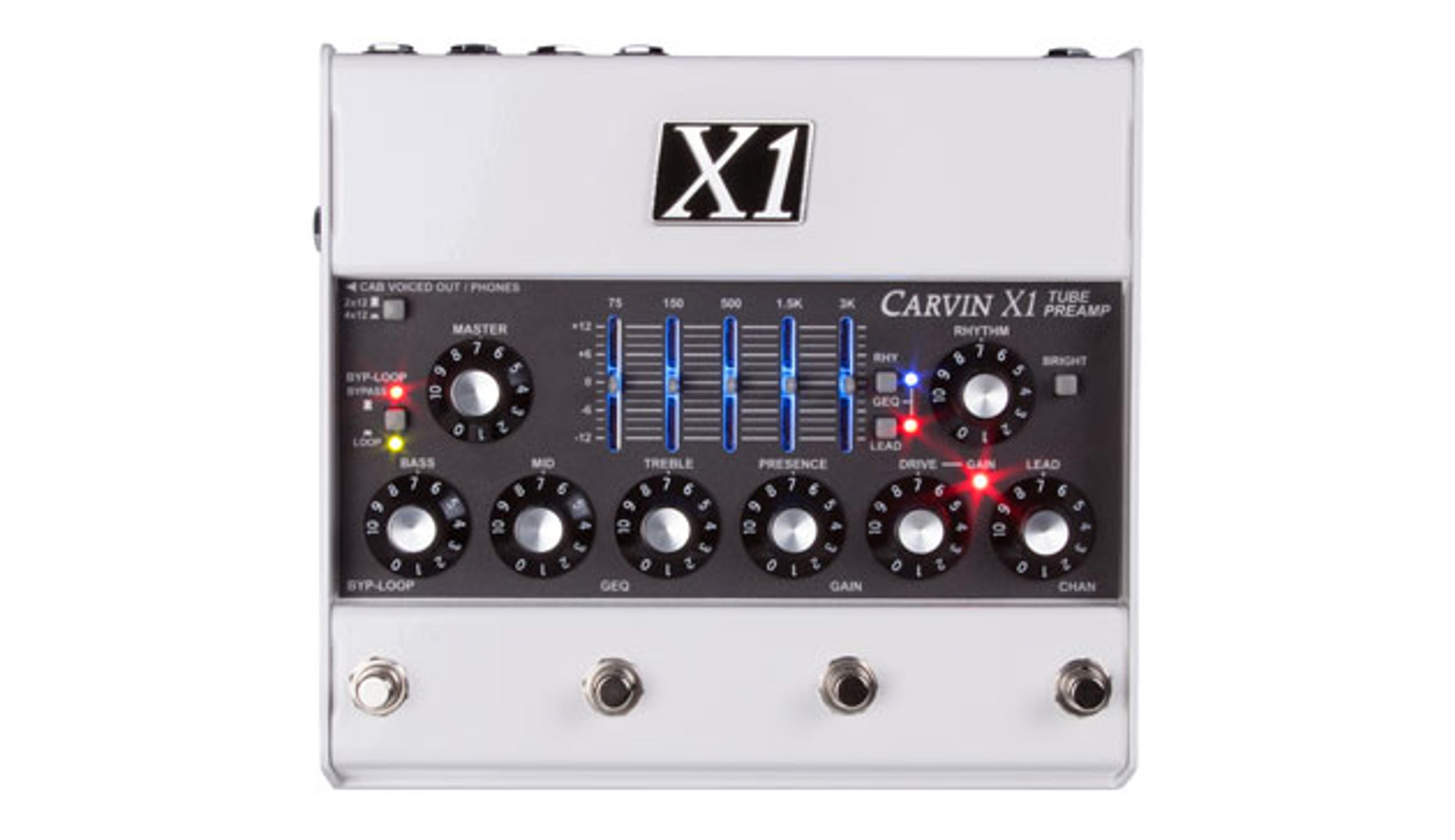 Carvin Unveils the X1 Tube Preamp Pedal