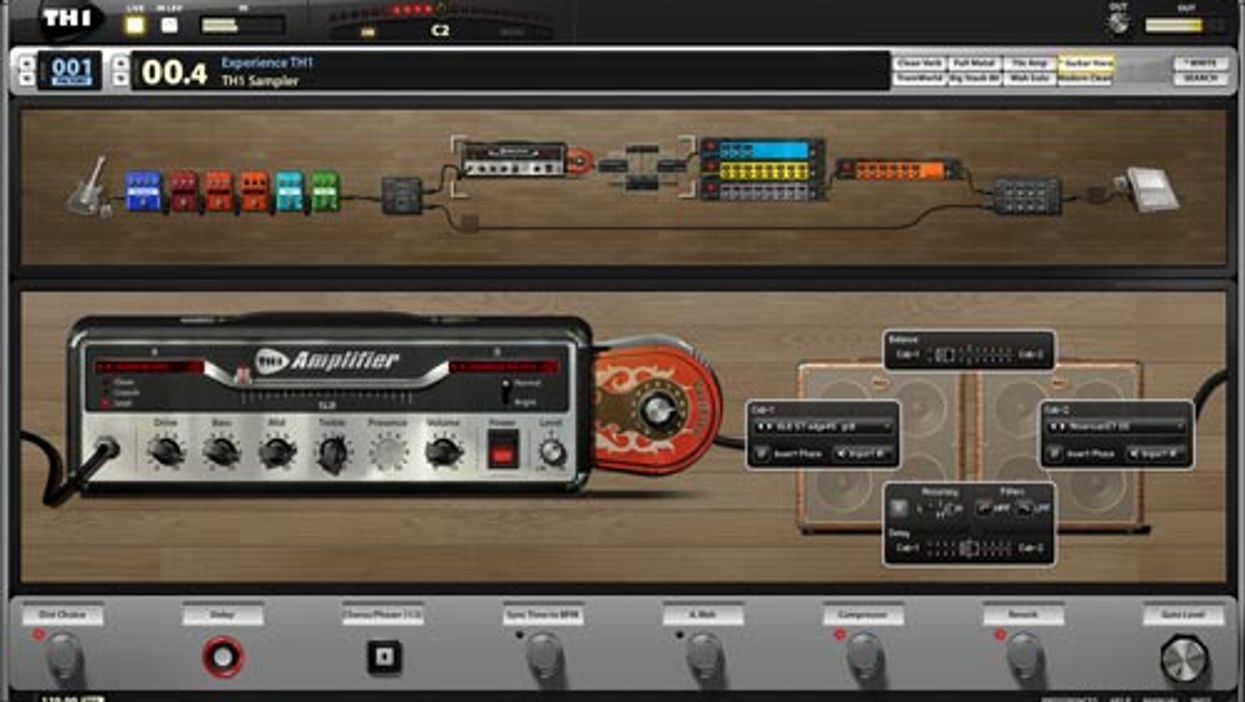 Overloud Announces TH1 1.1 and Recabinet Promotion