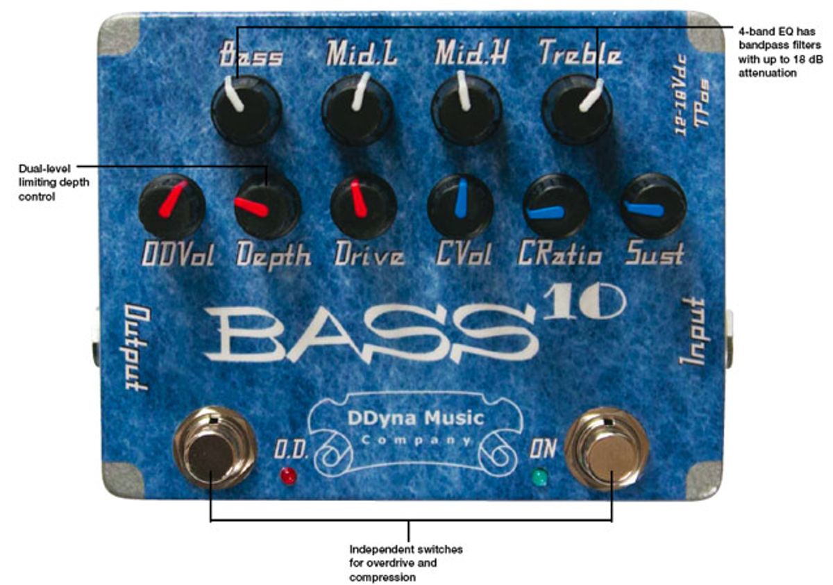 DDyna Music Company Bass 10 Pedal Review