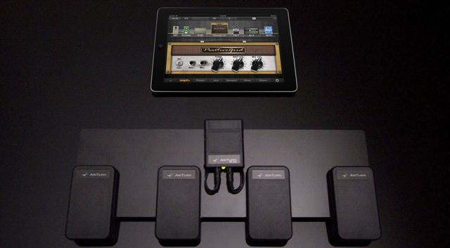 Positive Grid's JamUp Pro XT adds AirTurn Wireless Pedals for iOS Guitar Effects