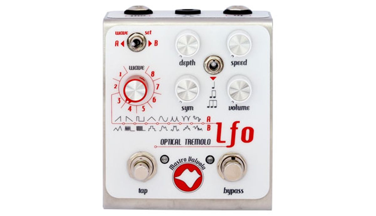 Mastro Valvola Pedals Unveils the LFO Optical Tremolo