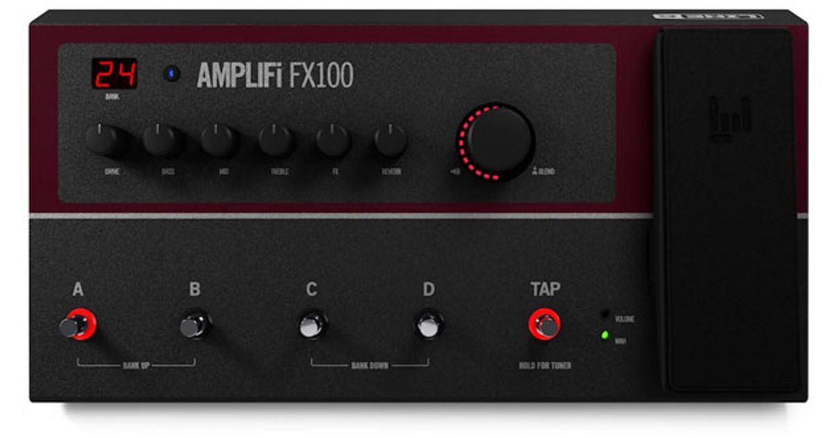 Line 6 Unveils the AMPLIFi FX100