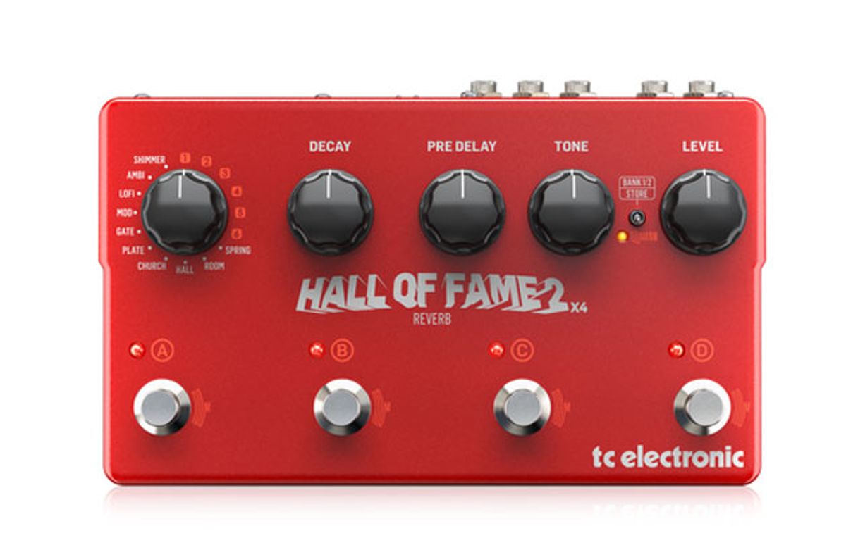 TC Electronic Introduces the Hall of Fame 2 X4 Reverb
