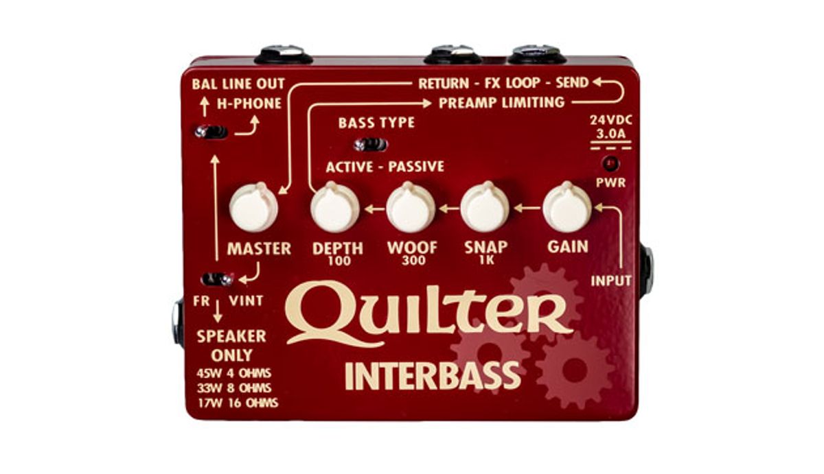 Quilter Labs Launches the InterBass