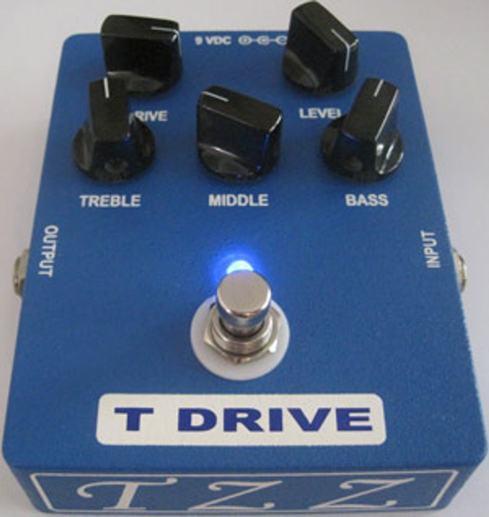 TomasZewicZ Amplifiers Announces TZZ T Drive Pedal