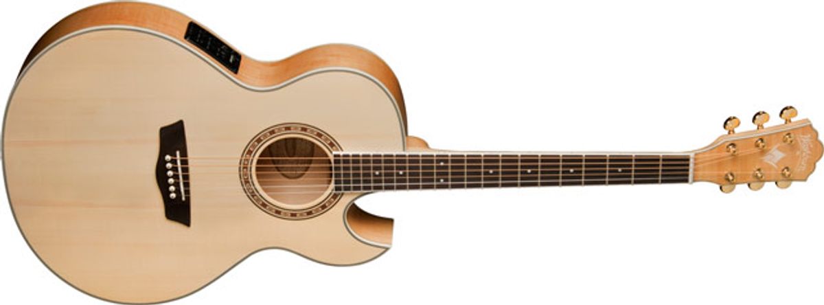 Washburn Guitars Introduces the EA40SCE Acoustic/Electric Guitar
