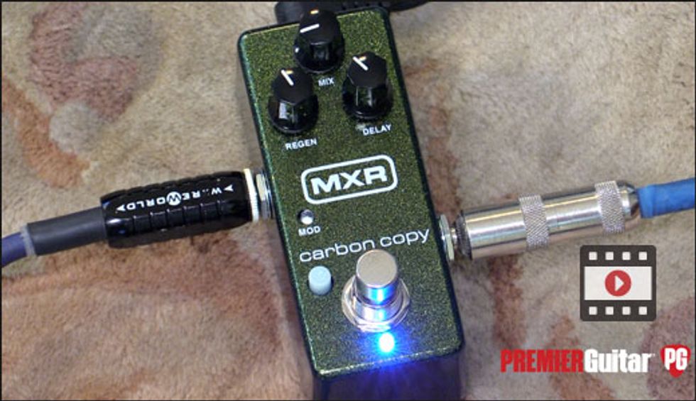 First Look: MXR Carbon Copy Mini