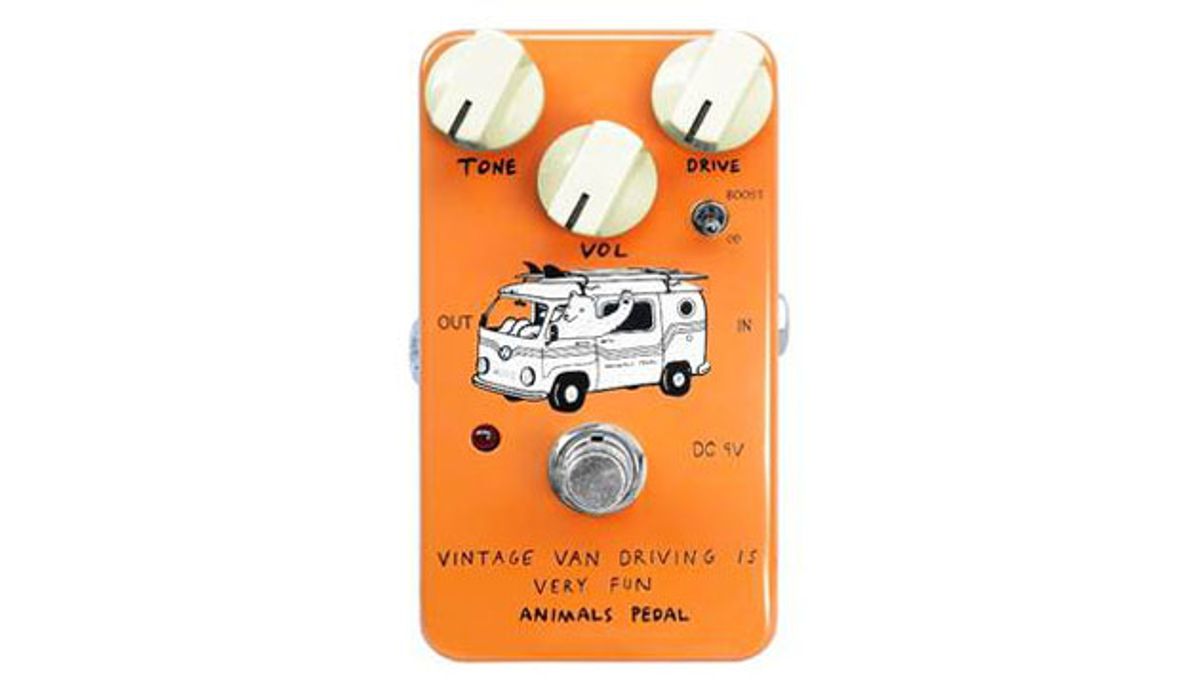 Animals Pedal Launches the Vintage Van Driving is Very Fun Overdrive