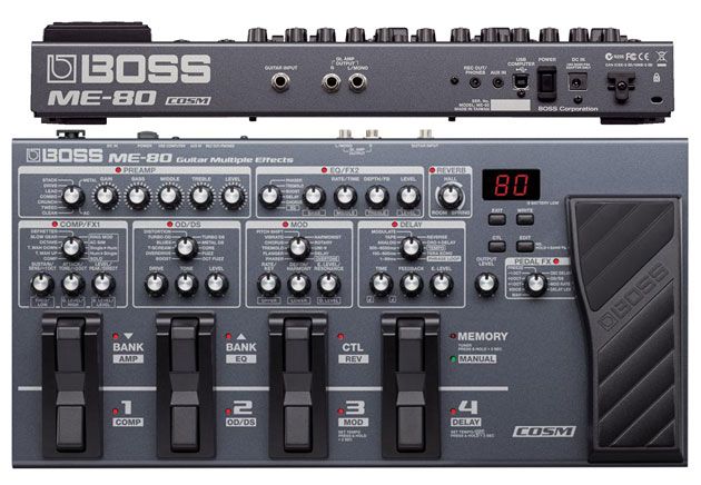 Boss ME-80 Guitar Multiple Effects Review