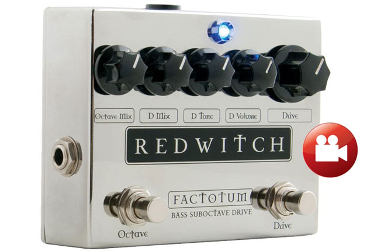 Red Witch Factotum Suboctave Bass Drive Review