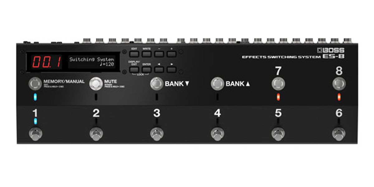 Boss Releases the ES-8 Effects Switching System and BB-1X Bass Driver