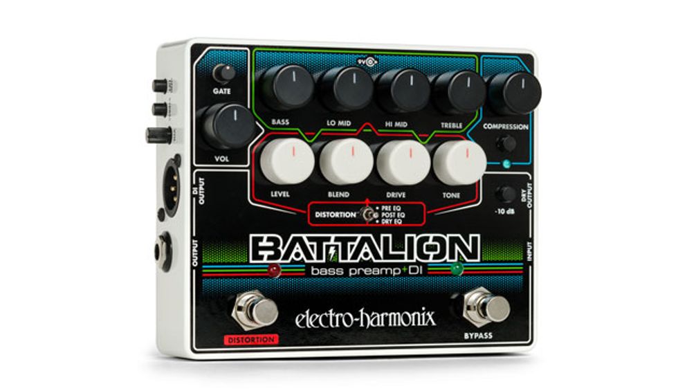 Electro-Harmonix Introduces the Battalion Bass Preamp