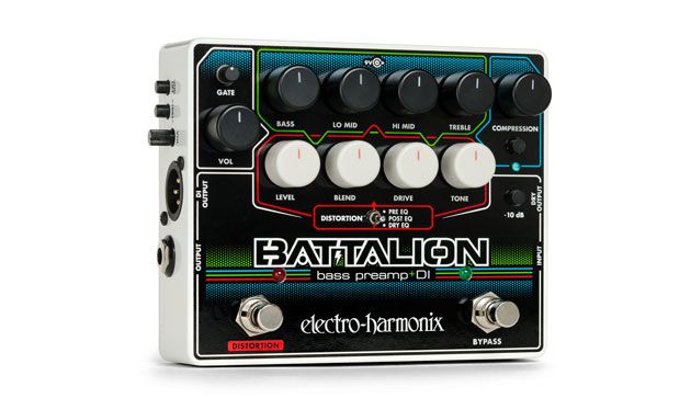 Electro-Harmonix Introduces the Battalion Bass Preamp