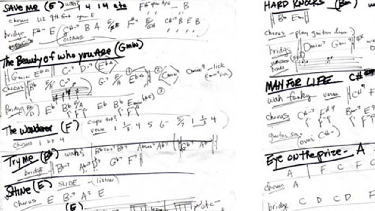 The Guitarist's Guide to Writing Charts