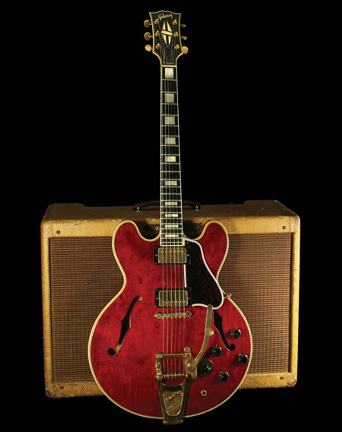 1960 Gibson ES-335 And 1959 Model 5F8A Fender Twin
