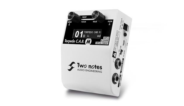 Two Notes Audio Engineering Unveils the Torpedo C.A.B. M