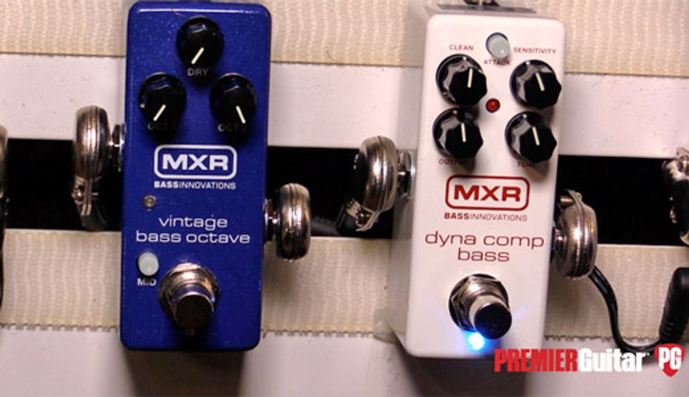 NAMM '19 - MXR Vintage Bass Octave & Dyna Comp Bass Demos