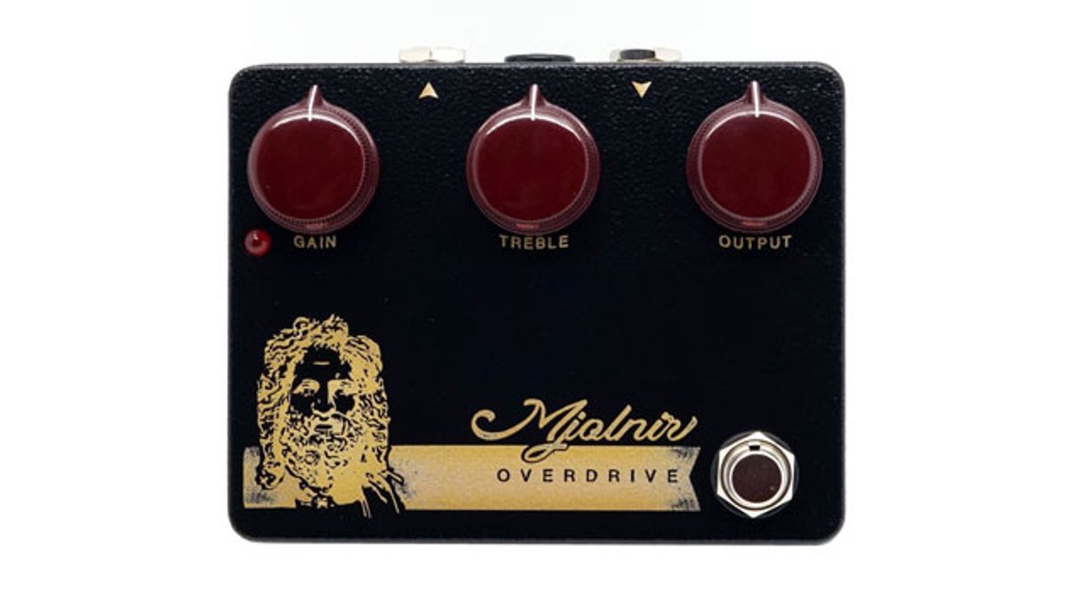 Mythos Pedals Introduces the Wildwood Edition Mjolnir Overdrive
