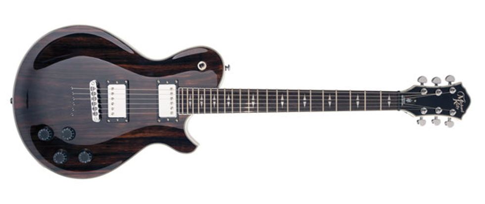 Michael Kelly Guitars Introduces the Patriot Striped Ebony to Custom Collection Series
