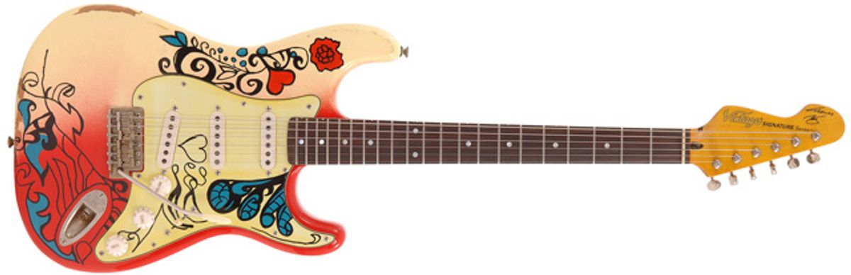 Thomas Blug and Vintage Guitars Unveil Vintage Summer of Love V6MRHDX Signature Guitar