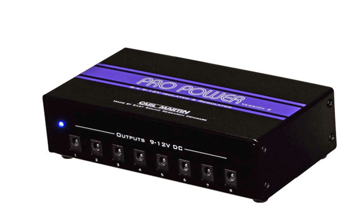 Carl Martin Unveils the Pro Power V2 Power Supply