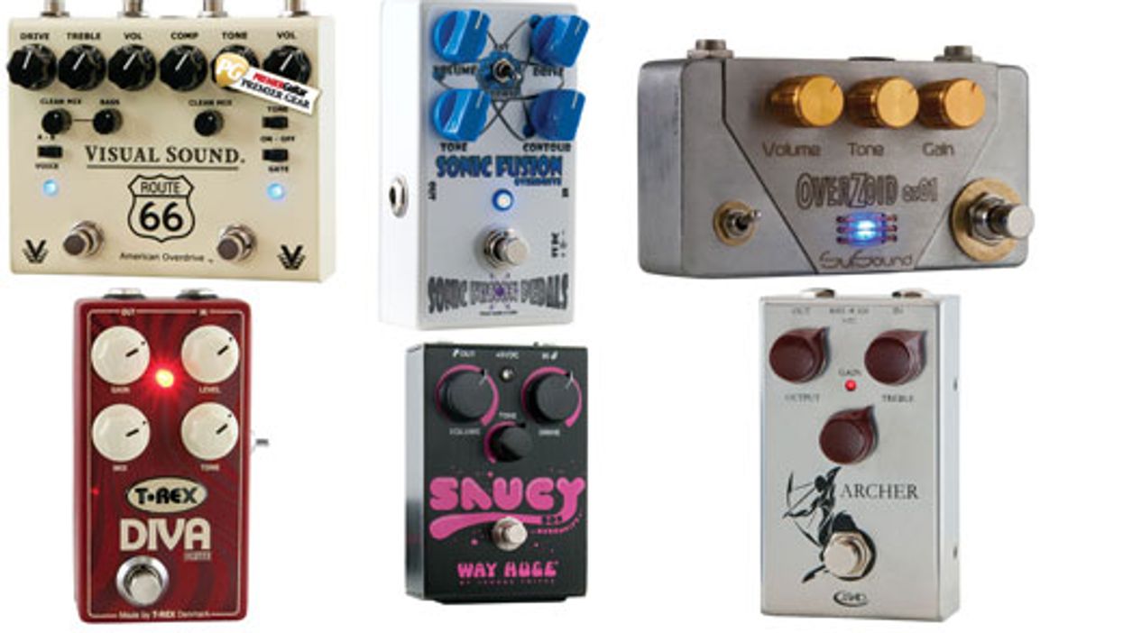 Overdrive Overload: 6-Pedal Review Roundup