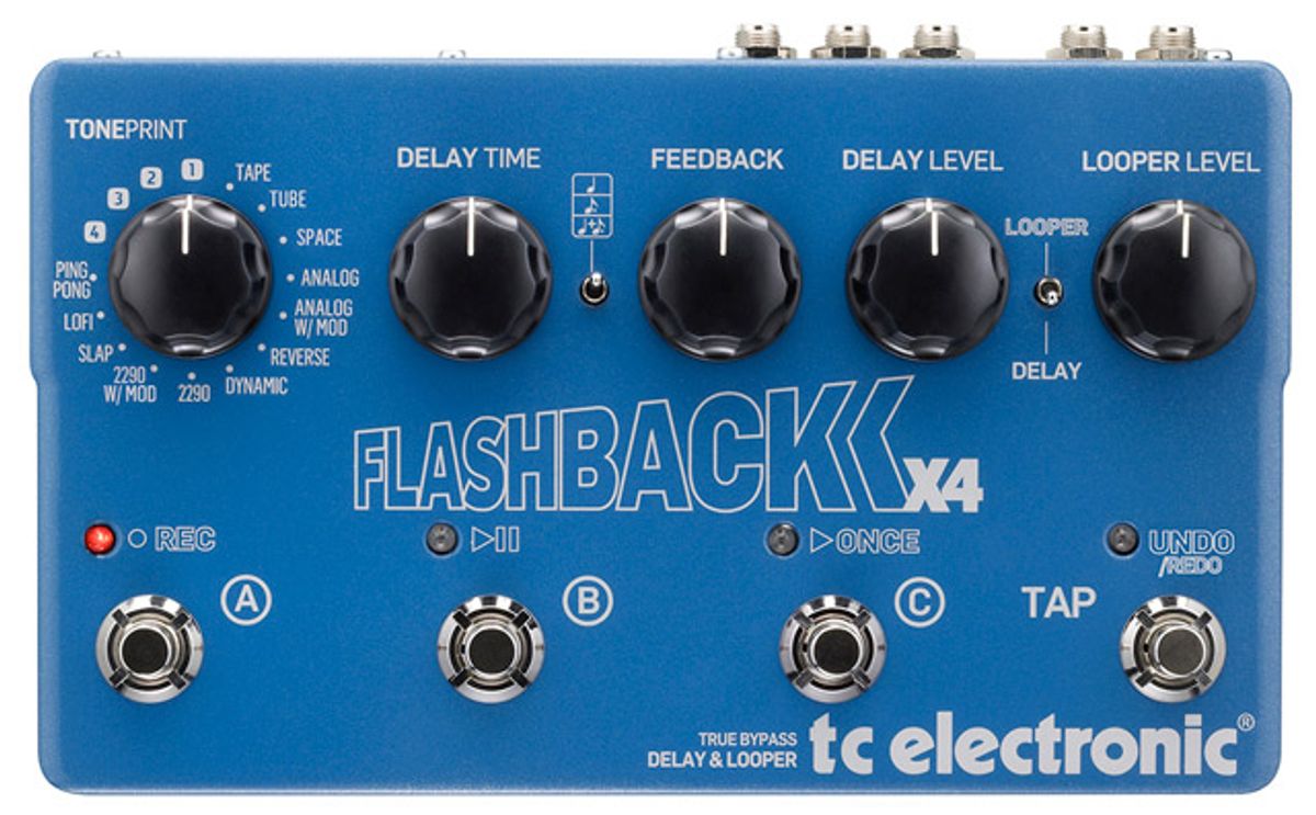 TC Electronic Announces Flashback X4 Delay and Looper