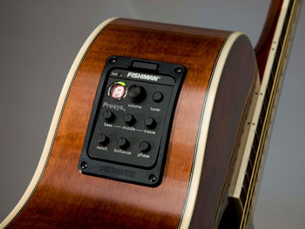 Fishman Debuts Presys+ Onboard Preamp System For Consumers