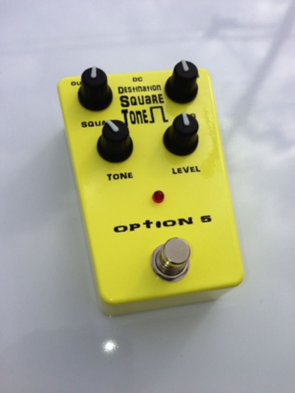 Option 5 Unveils Destination Square Tone Fuzz Pedal