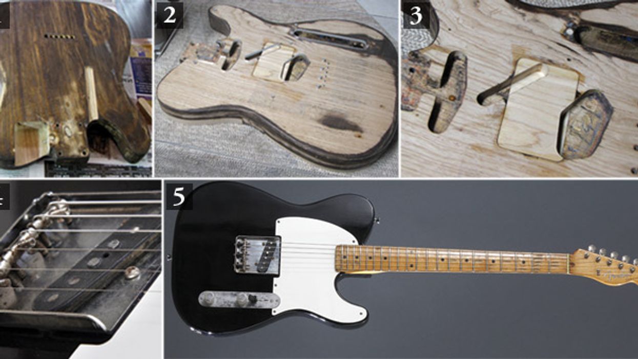 Resuscitating A Ruined '56 Fender Esquire