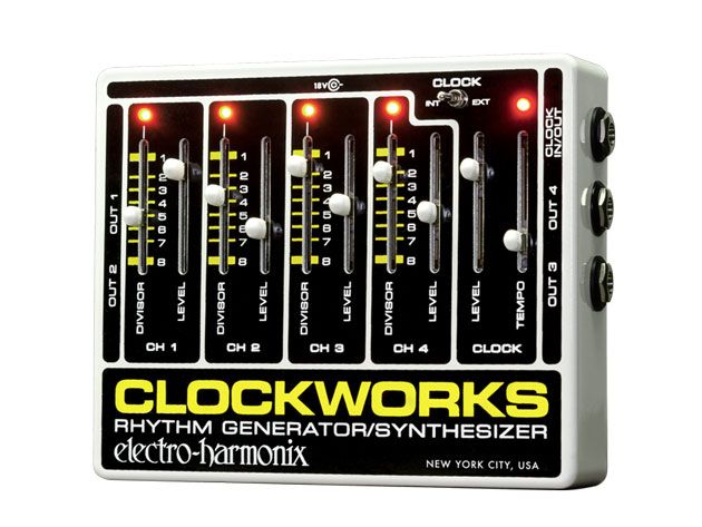 Electro-Harmonix Releases the Clockworks Rhythm Generator Synthesizer