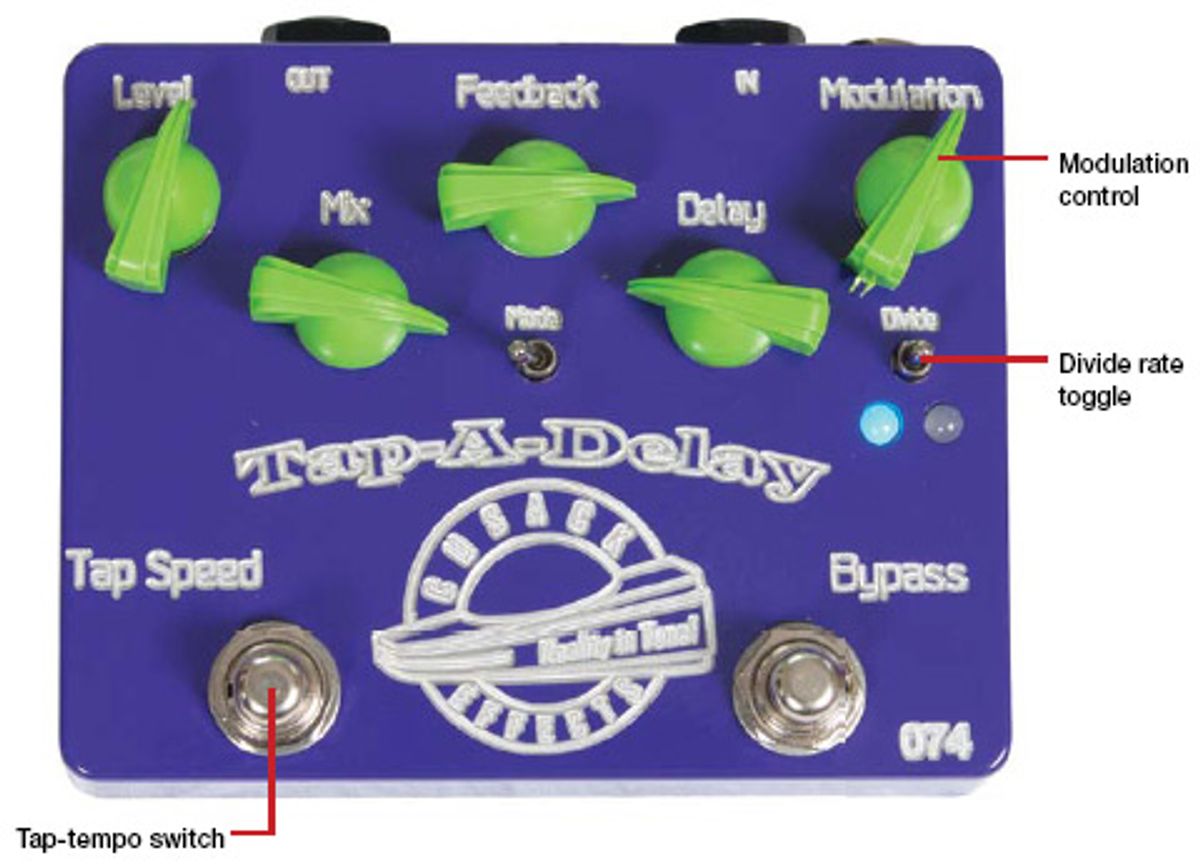 Cusack Effects Tap-A-Delay Pedal Review