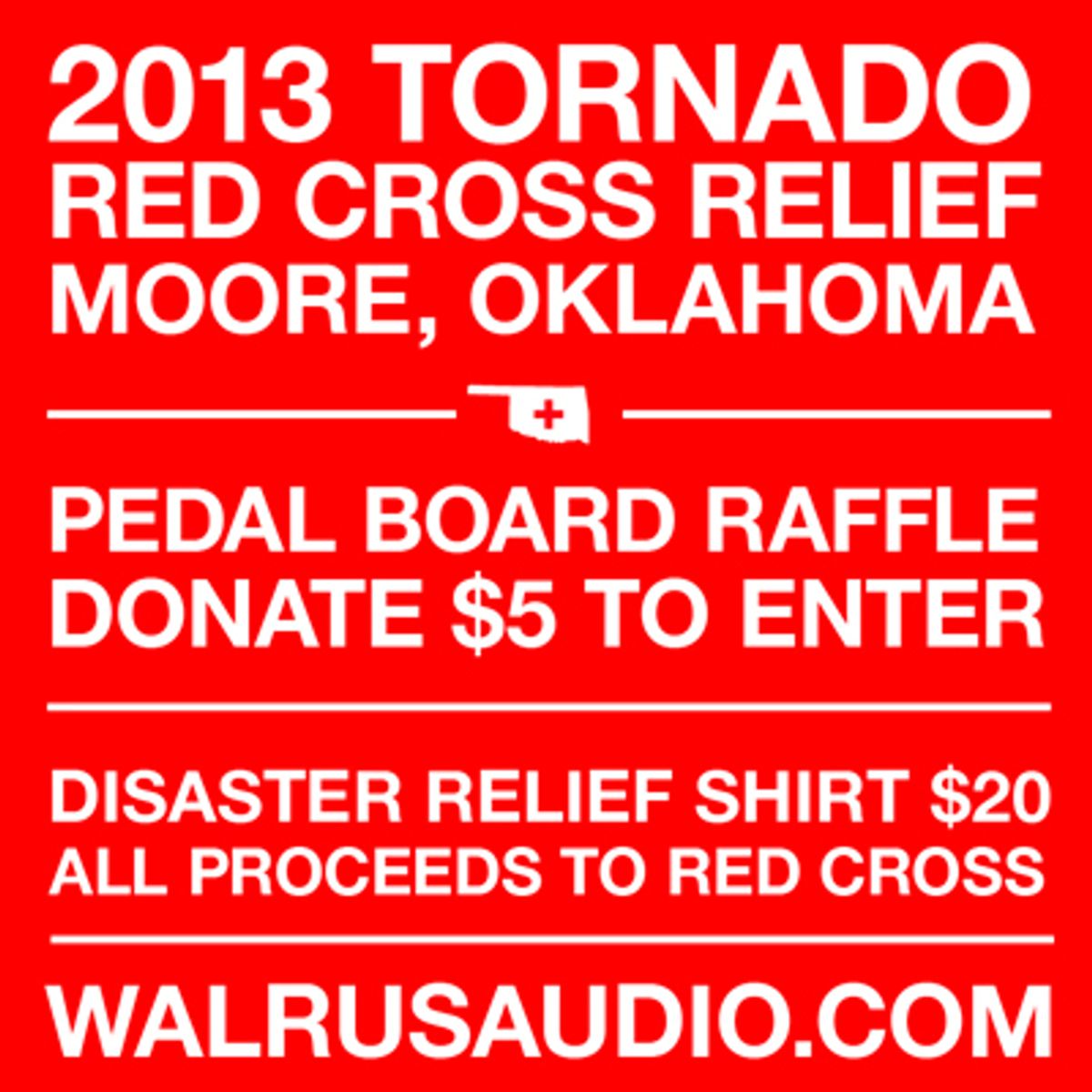 Walrus Audio Hosts Relief Fund for Oklahoma Tornado Victims