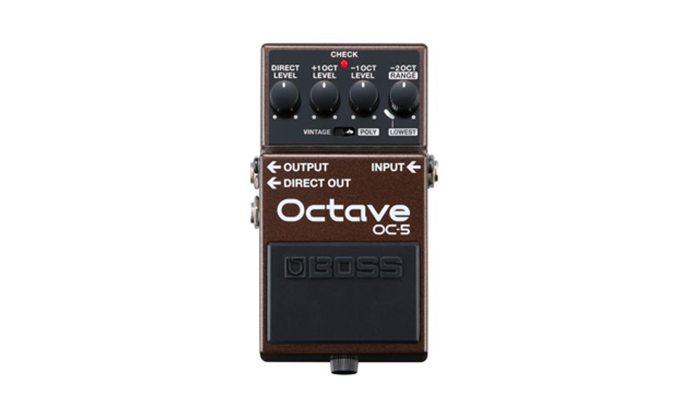 Boss Announces the OC-5 Octave Pedal