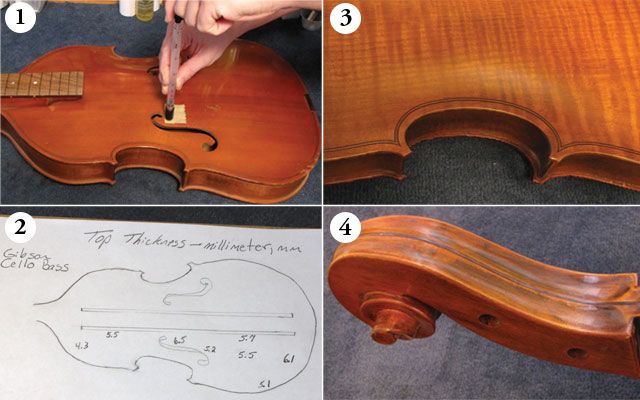 Restoring A Prototype Gibson Cello Bass