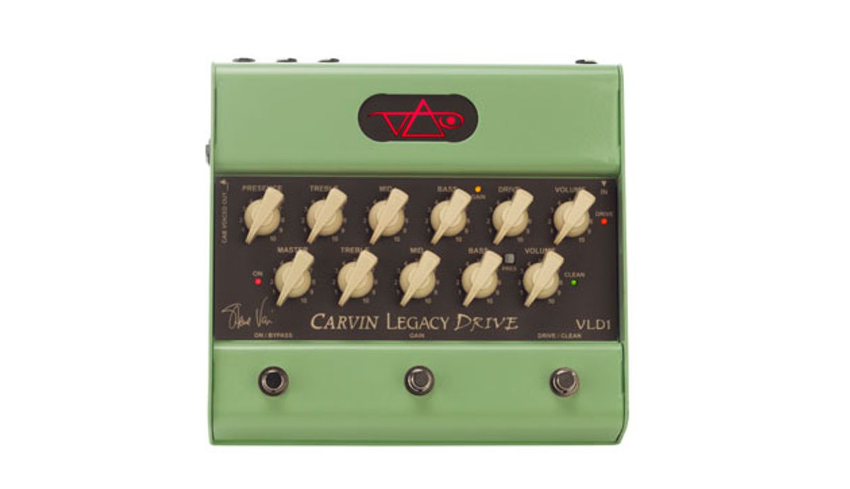 Steve Vai and Carvin Audio Announce the Legacy Drive VLD1