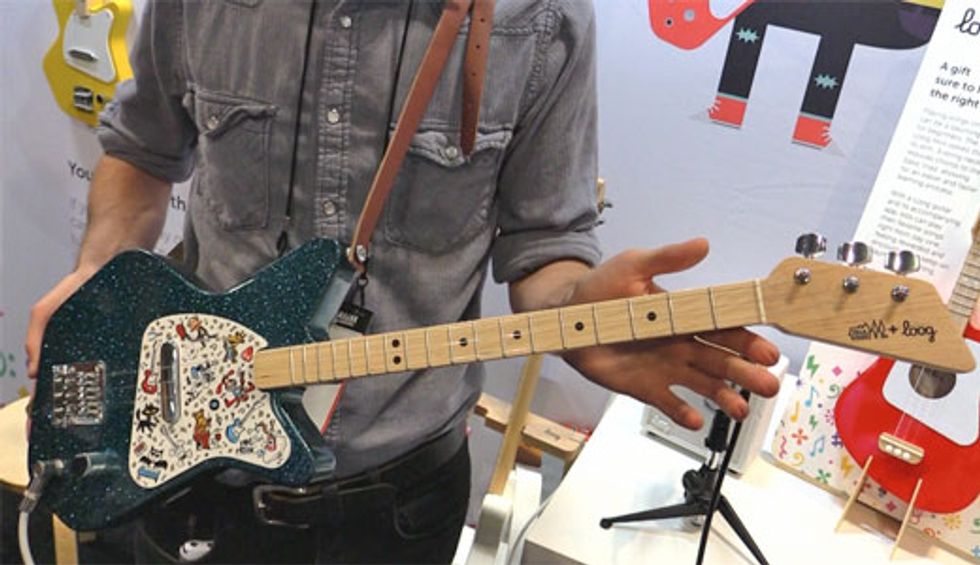 SNAMM '18 - Loog Guitars Paul Frank Edition & Mini Amp Demos