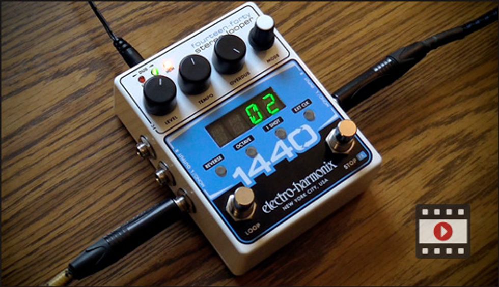 First Look: Electro-Harmonix 1440 Stereo Looper