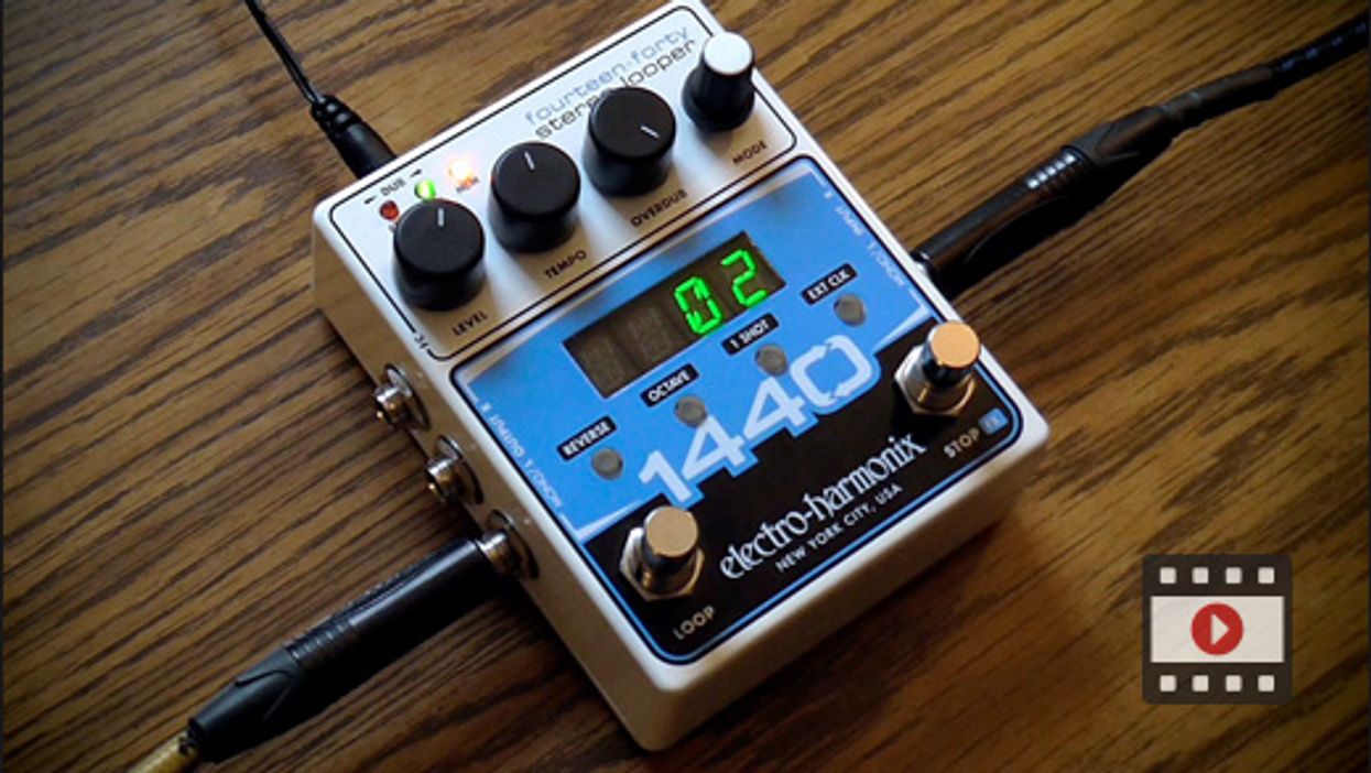 First Look: Electro-Harmonix 1440 Stereo Looper