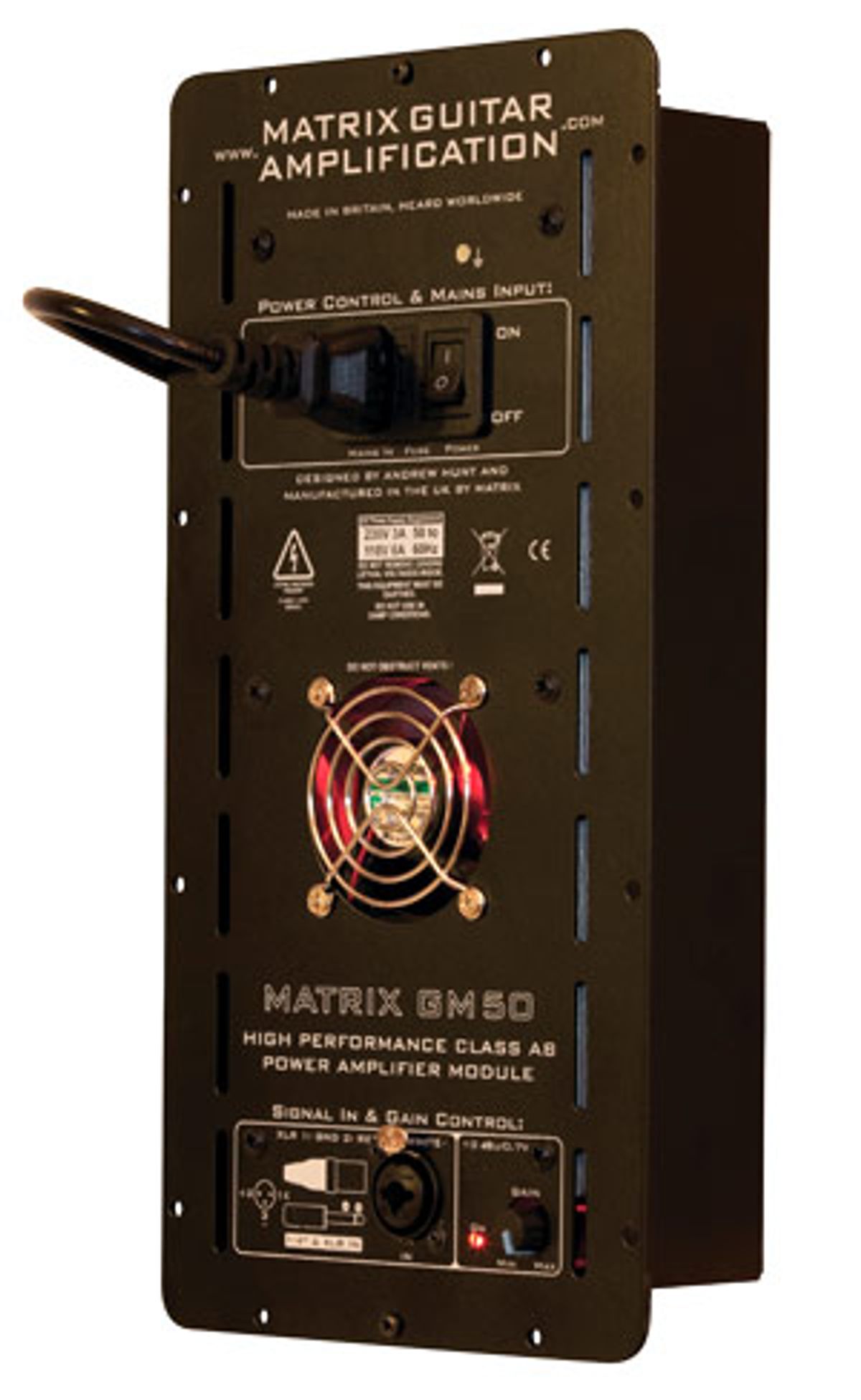 Matrix Guitar Amplification Releases the GM50 Power Amp Module