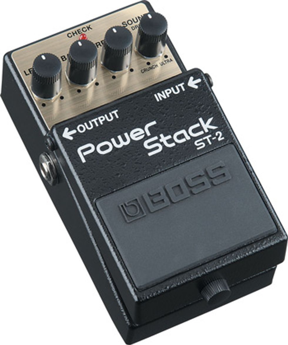 Boss Introduces ST-2 Power Stack Pedal