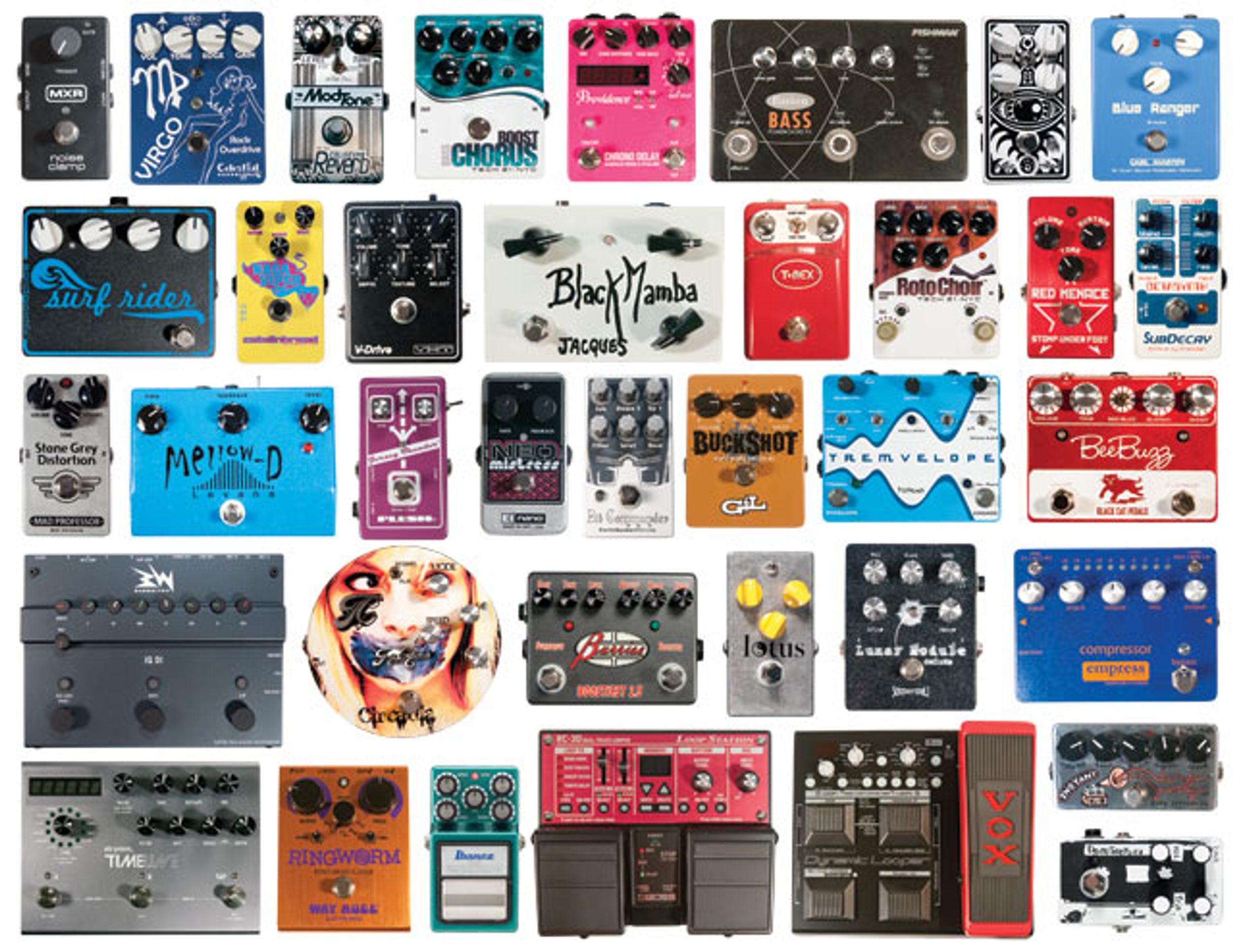 2011 Pedal Roundup: 37 Stompboxes Reviewed