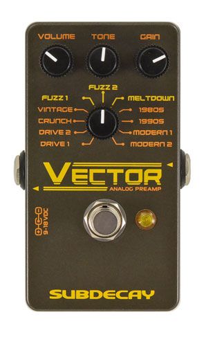 Subdecay Launches the Vector Preamp